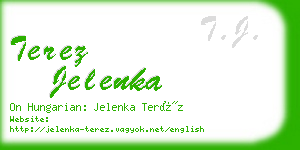 terez jelenka business card